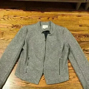 Loft Gray Blazer Wool size 8